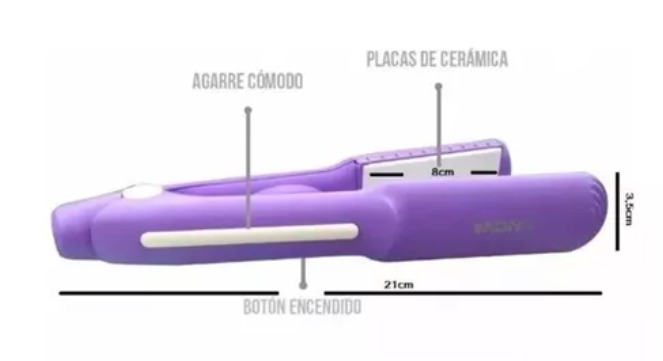 Plancha para el cabello - mini
